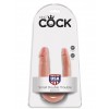 King Cock Small Double Trouble Dildo - Flesh